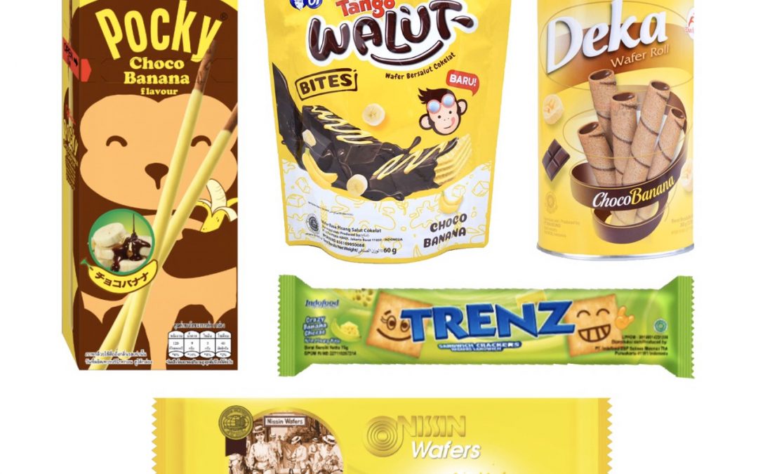 5 BANANA FLAVOURED SNACKS