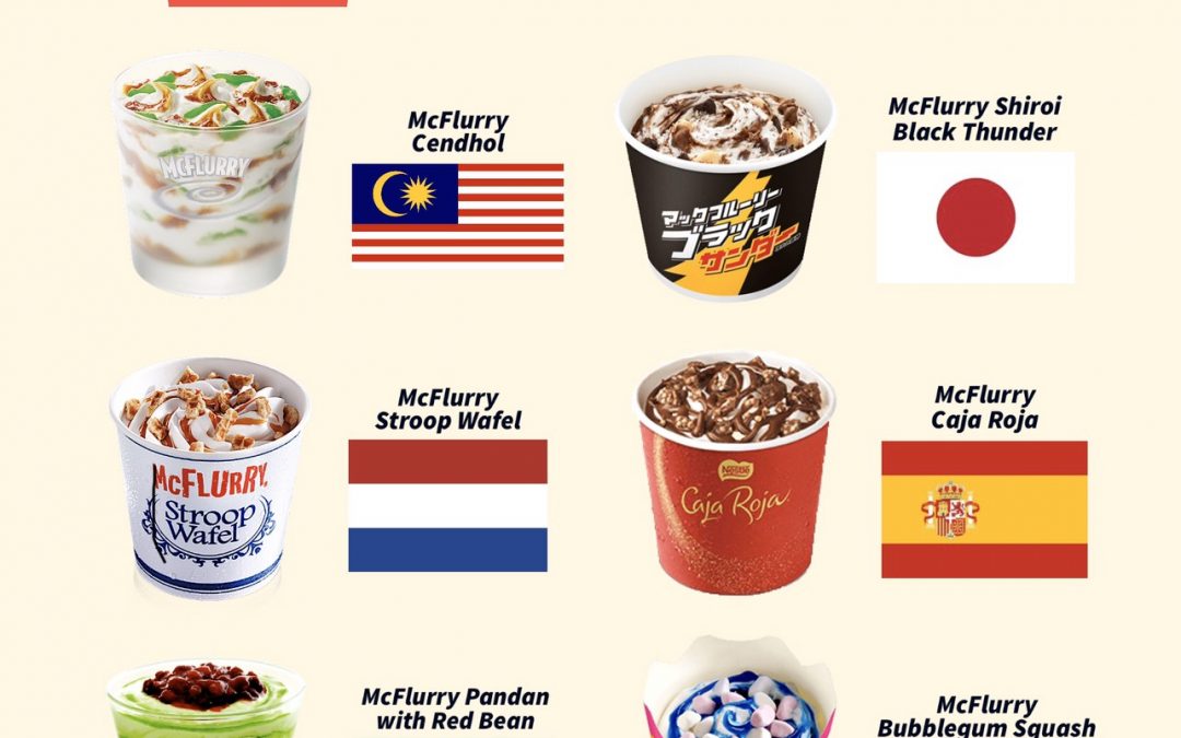6 MCD’s MCFLURRIES FROM AROUND THE WORLD